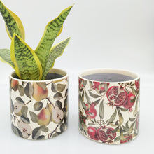 Load image into Gallery viewer, 14cm Pomegranate Planter Red &amp; Green