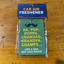 Load image into Gallery viewer, Father&#39;s Day Air Freshener - Assorted Designs