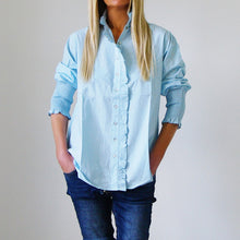 Load image into Gallery viewer, Pale Blue Poppy Shirt - Who's Charlie