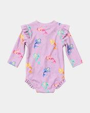 Load image into Gallery viewer, Princess Mermaid Twinkle L/S Swim Onesie - Toshi