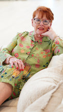 Load image into Gallery viewer, Olive Green Protea Print Long PJ Set