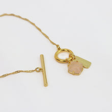 Load image into Gallery viewer, Rose Quartz Pure Necklace in Gold
