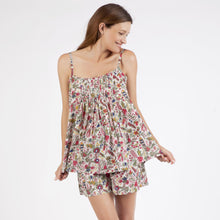 Load image into Gallery viewer, White Native Floral Cami Top &amp; Shorts Pyjama Set