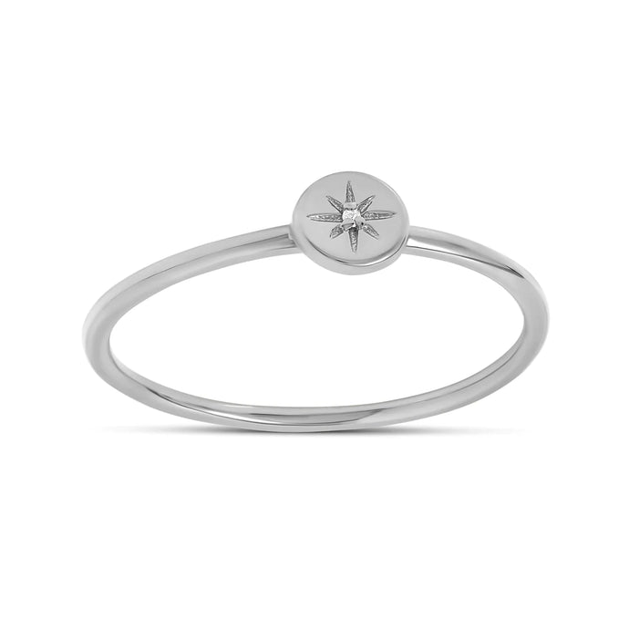 Dainty Enchanted Light Silver Ring