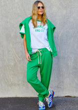 Load image into Gallery viewer, White/Green Ringer Tee - Hammill &amp; Co