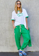 Load image into Gallery viewer, White/Green Ringer Tee - Hammill &amp; Co