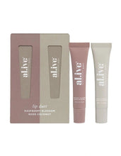 Load image into Gallery viewer, Raspberry Blossom + Nude Coconut Lip Duet - al.ive body