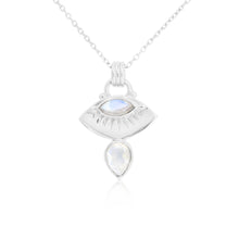 Load image into Gallery viewer, Ray Moonstone Silver Necklace - ToniMay