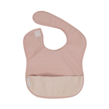 Load image into Gallery viewer, Pink Two Tone Recycled Pouch Bib