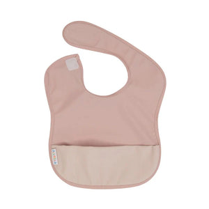 Pink Two Tone Recycled Pouch Bib