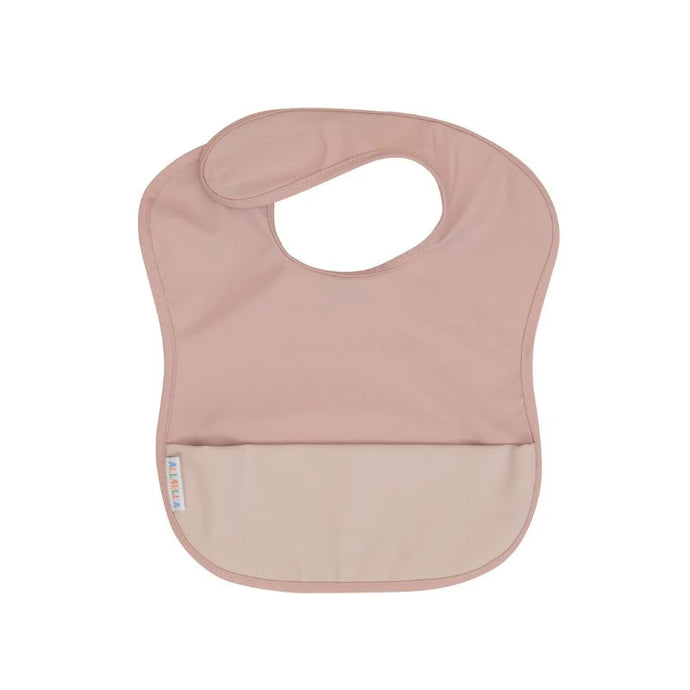 Pink Two Tone Recycled Pouch Bib