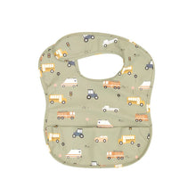 Load image into Gallery viewer, Trucks Recycled Pouch Bib