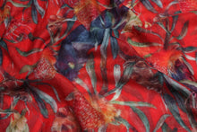 Load image into Gallery viewer, Red Cockatoo Banksia Cotton Modal Scarf