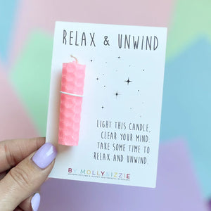 Pink Relax & Unwind Candle