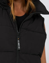 Load image into Gallery viewer, Black Remi Luxe Puffer Vest - All About Eve