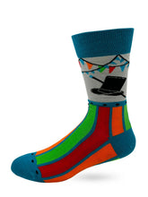 Load image into Gallery viewer, 'Ringmaster of This Shit Show' Men's Novelty Crew Socks