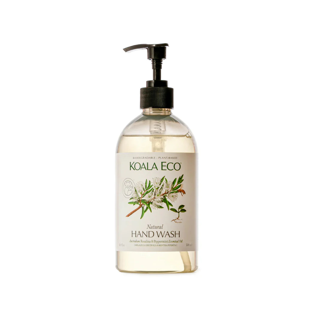 500ml Rosalina & Peppermint Hand Wash - Koala Eco
