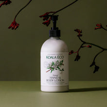Load image into Gallery viewer, 500ml Rosalina &amp; Peppermint Hand &amp; Body Lotion - Koala Eco