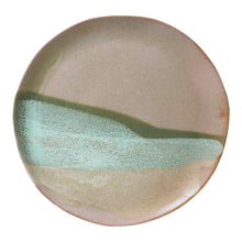 Load image into Gallery viewer, Green Tate Round Platter 32cm