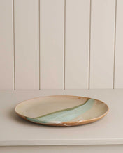 Load image into Gallery viewer, Green Tate Round Platter 32cm