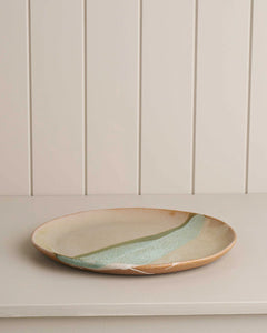 Green Tate Round Platter 32cm