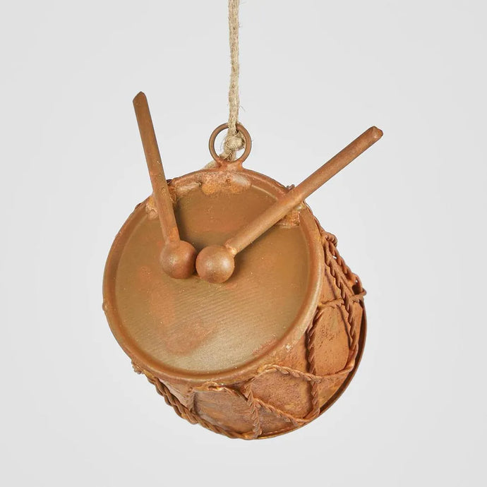 Rundle Drum Rustic Hanging Ornament