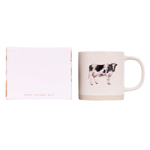 Dairy Cow Rustic Meadow Mug