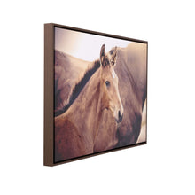 Load image into Gallery viewer, Horse Rustic Meadow Framed Canvas 94x64