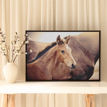 Load image into Gallery viewer, Horse Rustic Meadow Framed Canvas 94x64