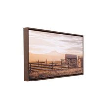 Load image into Gallery viewer, Sunset Rustic Meadow Framed Canvas 94x44