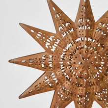 Load image into Gallery viewer, Etched Star Rustic Hanging Ornament