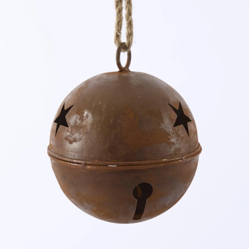Small Round Rusty Star Bell 15.5cm – By a Farmer's Daughter