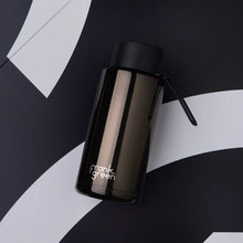 Load image into Gallery viewer, Shadow Chrome Ceramic Reusable Bottle 34oz/1L with Flip Straw Lid - Frank Green