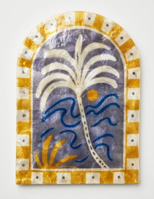 Soleil Palm Tile Wall Art