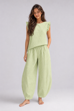 Load image into Gallery viewer, Mint Gingham Pants