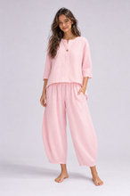 Load image into Gallery viewer, Light Pink Gingham Pants