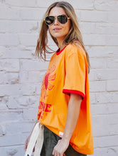 Load image into Gallery viewer, Orange/Red &#39;Sunshine State of Mind&#39; Ringer Tee - Hammill &amp; Co