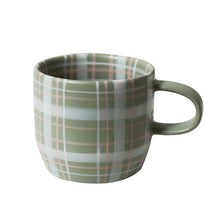 Load image into Gallery viewer, Sage &amp; Blush Check Mug / Cat&#39;s Pyjamas - Robert Gordon