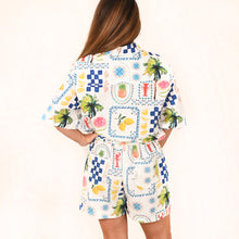 Load image into Gallery viewer, &quot;Tilly&quot; Shorts in Sanctuary Cove Print - Palm Cove