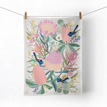 Load image into Gallery viewer, Blue Wren Sanctuary Microfibre Tea Towel