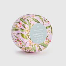 Load image into Gallery viewer, Sandalwood &amp; Finger Lime Waxflower Candle Tin 200g