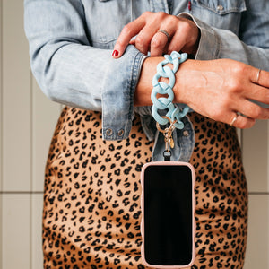 Turquoise Santorini Phone Charm