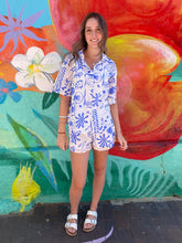 Load image into Gallery viewer, &#39;Santorini&#39; White/Blue Short Set - By Frankie