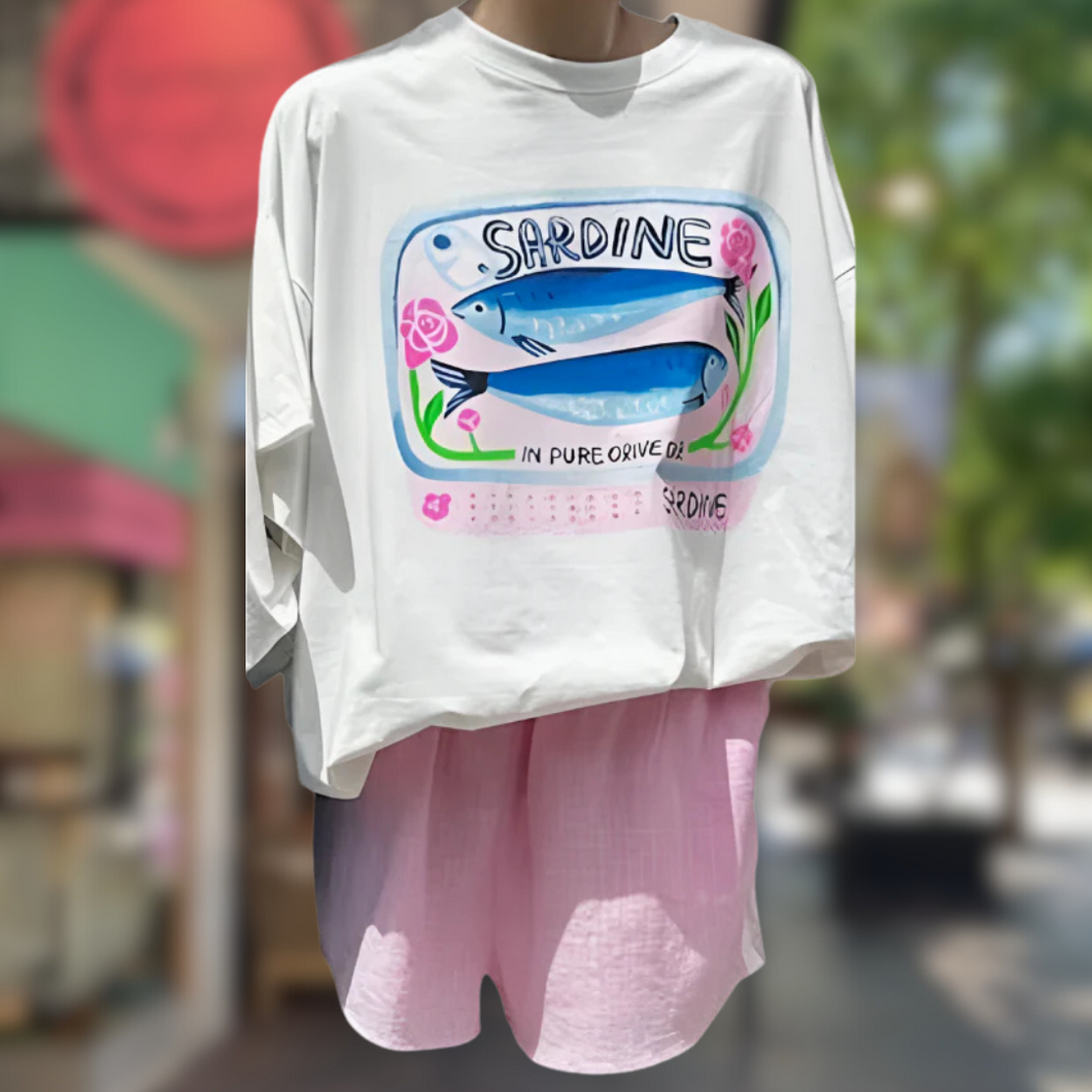 'Sardine' T-Shirt & Short Set - By Frankie