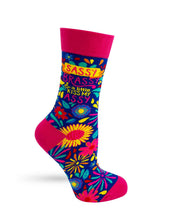 Load image into Gallery viewer, 'Sassy Brassy and A Little Kiss My Assy' Women's Novelty Socks