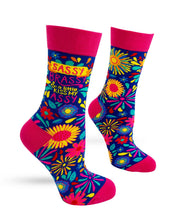Load image into Gallery viewer, 'Sassy Brassy and A Little Kiss My Assy' Women's Novelty Socks