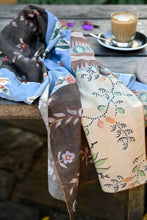 Load image into Gallery viewer, Painted Pattern Cotton/Silk Scarf - Lazybones