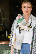 Load image into Gallery viewer, Natural World Cotton/Silk Scarf - Lazybones