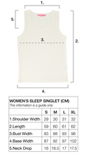 Load image into Gallery viewer, White Sleep Singlet