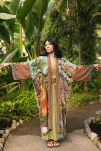 'Secret Garden' Kimono Opera Duster Robe - Market of Stars